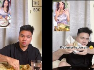 Berita terkini: Frans Faisal menanggapi tutorial dari Chef Vindy Lee saat menyantap nasi padang dengan cara elegan pakai garpu dan pisau.