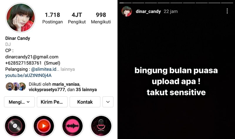Dinar Candy Bingung Unggah Foto Apa Selama Puasa, Takut Dinilai Sensitif 3 Lampiran Gambar