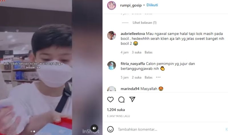 Masya Allah, King Faaz Tepati Janji Belikan Alqur’an untuk Arsy 2 Lampiran Gambar