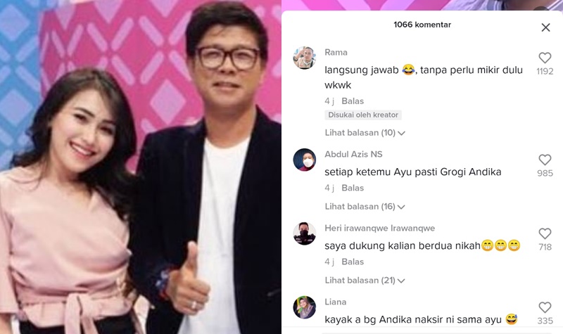 Blak-blakan Andika Kangen Band Mau Menikah dengan Ayu Ting Ting 2 Lampiran Gambar