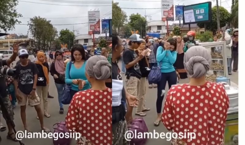 Netizen Kecam Nikita Mirzani Tidak Beretika, Hempaskan Makanan yang Baru Dibeli di Pinggir Jalan 2 Lampiran Gambar