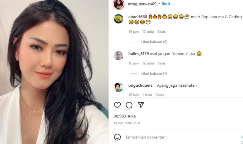 Nita Gunawan Ungkap Rasa Rindu Pada Seseorang, Siapa? 2 Lampiran Gambar