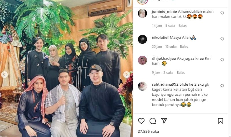 Unggah Foto Bukber, Ririe Fairuz Dikira Sedang Hamil 2 Lampiran Gambar