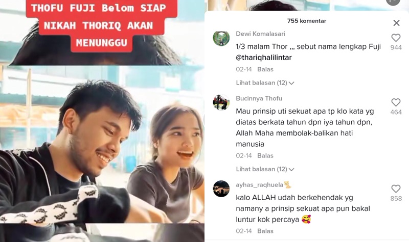 Terkait Prinsip, Fuji Ngaku Belum Siap Nikah dengan Thariq Halilintar 2 Lampiran Gambar
