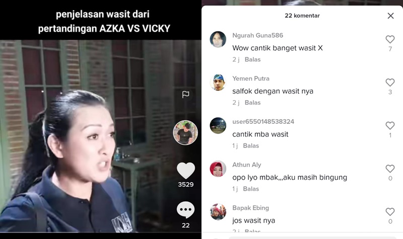 Kata Wasit Cantik Soal Pertandingan Vicky Prasetyo dan Azka yang Tumbang Hanya Dalam 2 Ronde 2 Lampiran Gambar