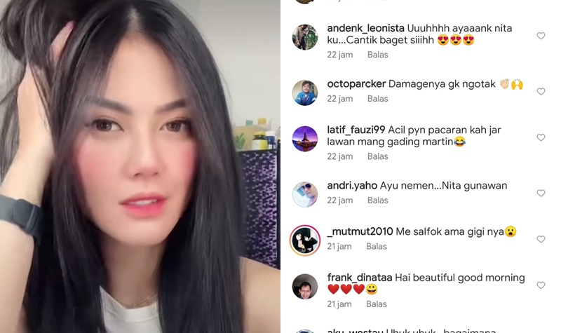 Nita Gunawan Ngaku Sedang Mabuk Rindu, Sama Gading Marten atau Raffi Ahmad? 2 Lampiran Gambar