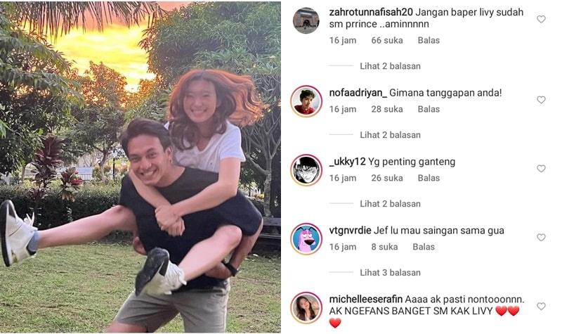 Tiap Hari Makin Nempel Saja, Livy Renata dan Jefri Nichol Jadian? 2 Lampiran Gambar