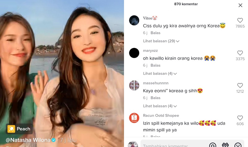 Vibes Natasha Wilona Ketika di Pantai, Bak Eonni Korea 2 Lampiran Gambar