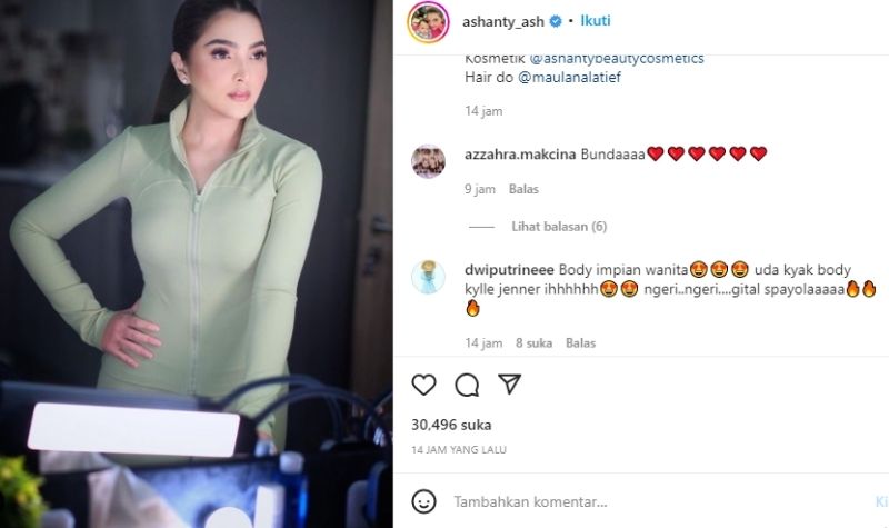 Bentuk Tubuh Ashanty Jadi Impian Seluruh Wanita 2 Lampiran Gambar