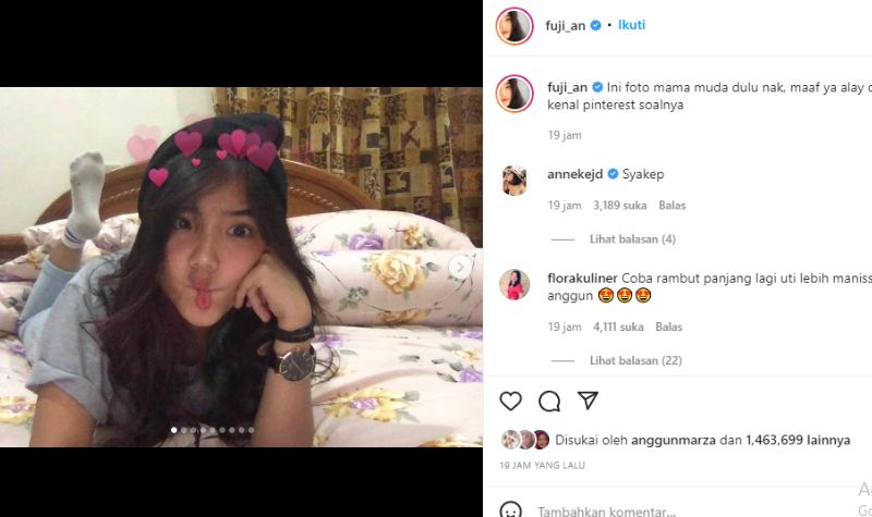 Bikin Pangling, Cantiknya Penampilan Fujianti Utami Saat Berambut Panjang 2 Lampiran Gambar