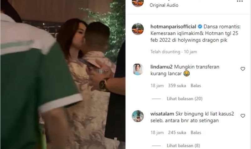 Hotman Paris Unggah Video Dansa Romantis dengan Iqlima Kim 2 Lampiran Gambar