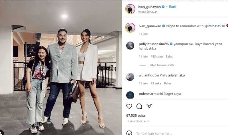 Sebelahan dengan Ivan Gunawan, Prilly Latuconsina Merasa Jadi Kurcaci 2 Lampiran Gambar