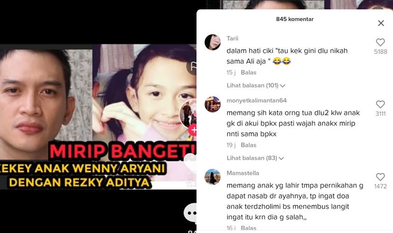 Netizen Nilai Attar Anak Rizky Aditya Sangat Mirip dengan Kekey Anak Wenny Aryani 2 Lampiran Gambar