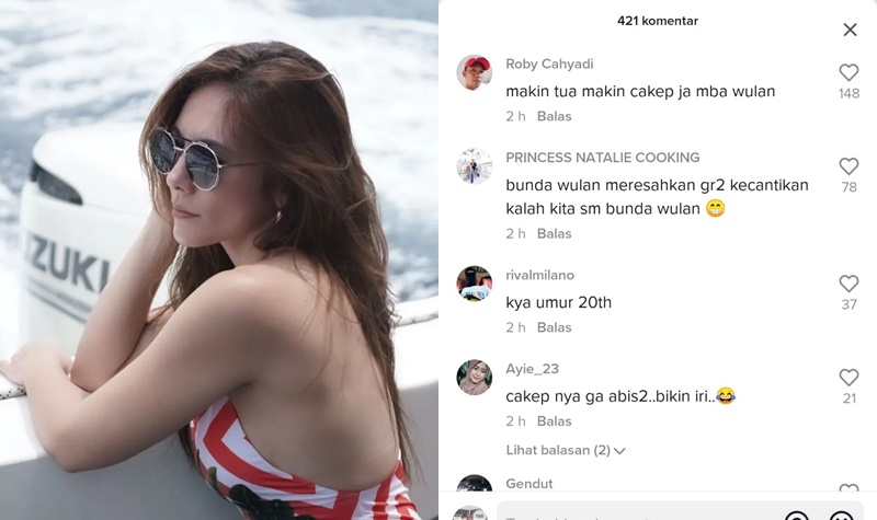 Sering Tampil Hot dan Seksi, Wulan Guritno Makin Meresahkan Kaum Pria 2 Lampiran Gambar