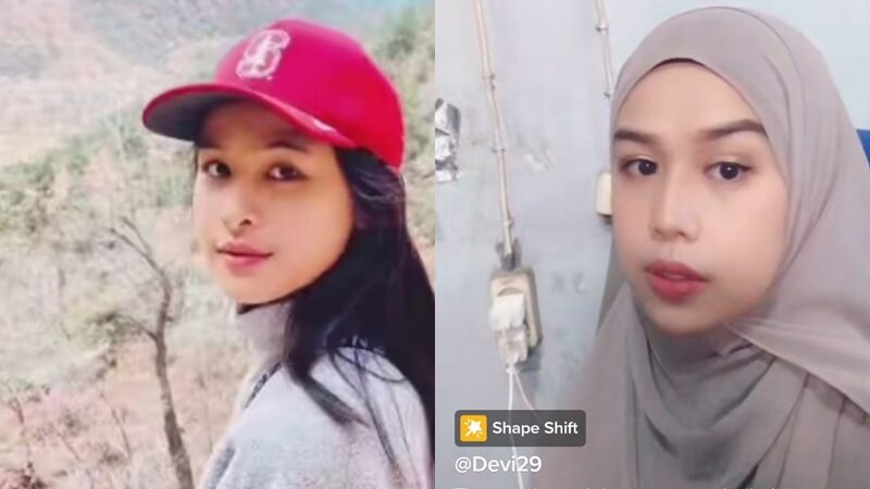 Berita artis: Seorang wanita berhijab cantik viral di media sosial yang disebut mirip dengan artis cantik Maudy Ayunda, Selasa (24/5/2022).