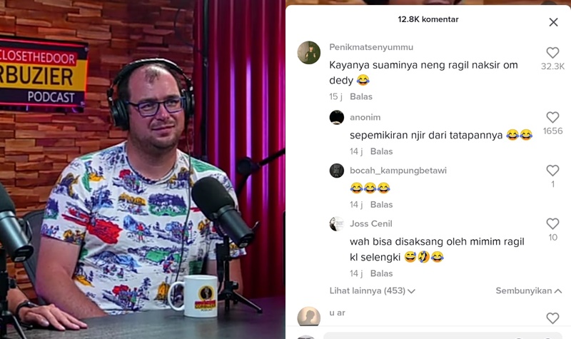 Dipandangi Sambil Senyum-senyum Manis, Suami Ragil Suka Dengan Deddy Corbuzier? 2 Lampiran Gambar