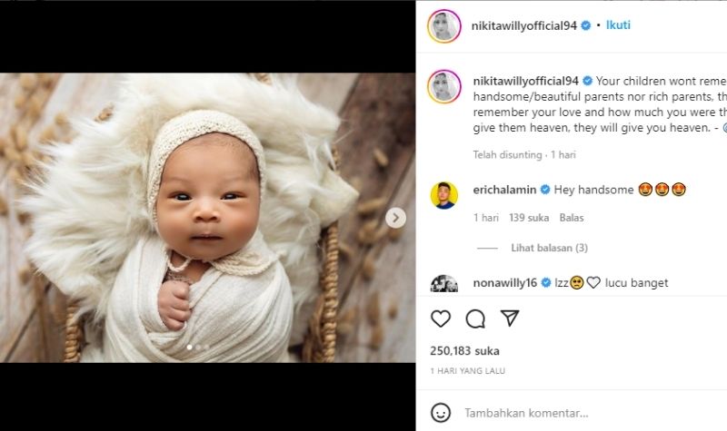 Bukan Harta dan Paras, Ini Hal Terpenting Untuk Anak Bagi Nikita Willy 2 Lampiran Gambar
