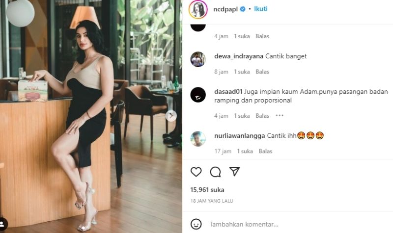 Kulit Bening Plus Bodi Aduhai, Nora Alexandra Jadi Pasangan Idaman Para Pria 2 Lampiran Gambar