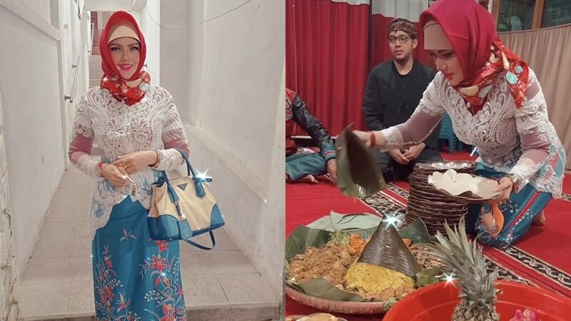 Potret Barbie Kumalasari dengan balutan hijab merah jadi bahan olokan netizen. Mereka dibuat greget ingin memperbaiki hijabnya.