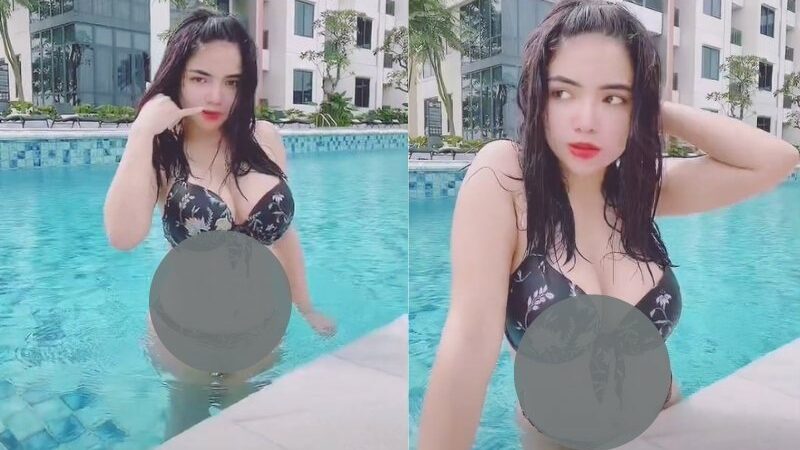 Dinar Candy belum lama ini mengunggah video seksinya yang tengah berada di kolam renang dan langsung menuai perhatian warganet, Jumat (24/6/2022).