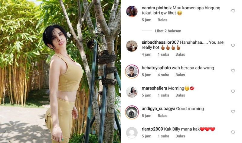 Maria Vania Unggah Foto Pakai Sport Bra, Netizen Tak Mau Komentar Takut Dimarahi Istri 2 Lampiran Gambar