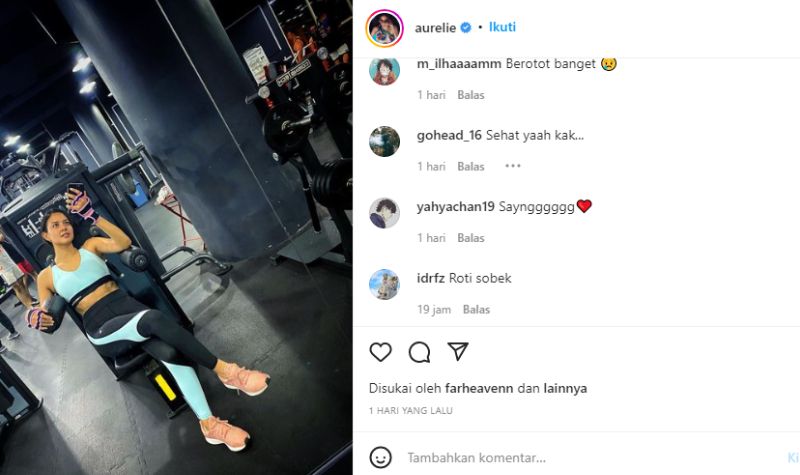 Perut Kotak-kotak Berotot, Aurelie Moeremans Buat Kaum Pria Susah Kedip 2 Lampiran Gambar