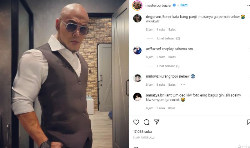 Deddy Corbuzier Dinilai Tak Cocok Jika Tersenyum 2 Lampiran Gambar