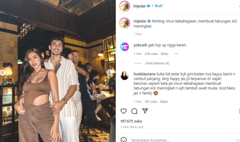 Badan Makin Berisi, Jessica Iskandar Jadi Makin Seksi Saja 2 Lampiran Gambar