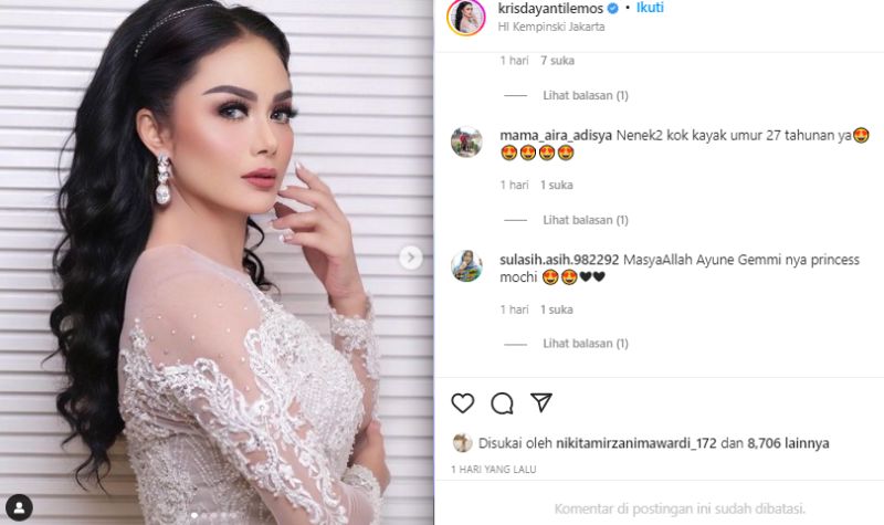 Cantiknya Krisdayanti Bikin Pangling, Masih Mirip Gadis Umur 27 Tahun 2 Lampiran Gambar