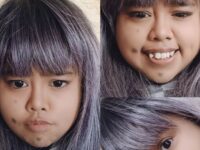 Berita artis: Kekey mendadak memposting foto dirinya yang tidak mengenakan hijab, rambut Kekeyi yang berwarna abu-abu dan pakai poni jadi sorotan.