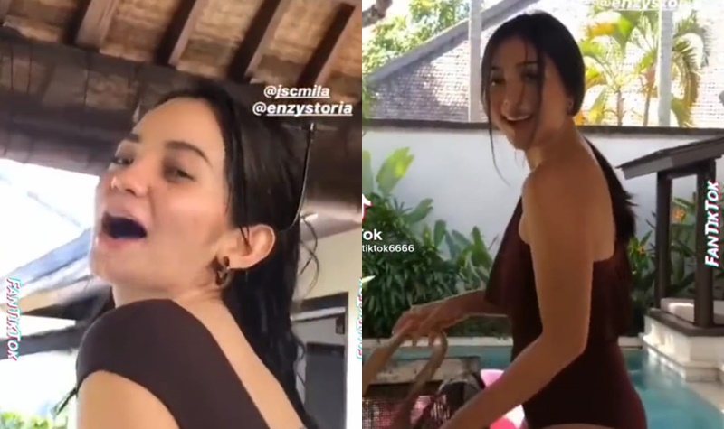 Jessica Mila Dan Enzy Storia Pakai Bikini Seksi Basah Basah Bikin