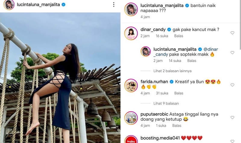 Pamer Bokong Seksi, Lucinta Luna Dituding Tak Pakai Celana Dalam 2 Lampiran Gambar