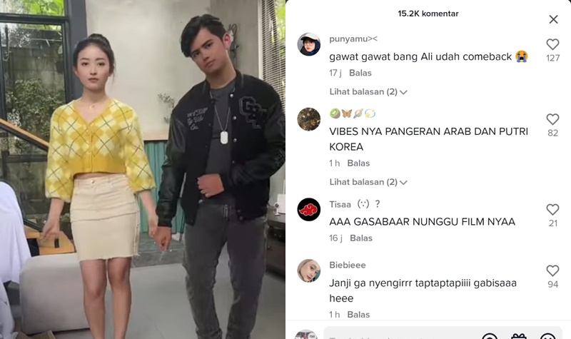 Pesona Natasha Wilona dan Aliando Syarief yang Disebut Seperti Princess Korea dan Pangeran Arab 2 Lampiran Gambar