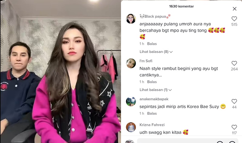 Pulang Umrah, Aura Ayu Ting Ting Disebut Semakin Bercahaya 2 Lampiran Gambar