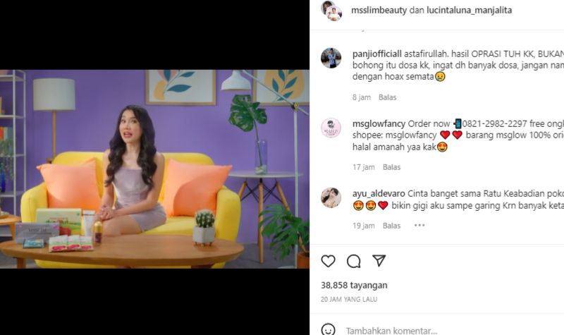 Promosikan Produk Pelangsing, Lucinta Luna Diingatkan Agar Jangan Berbohong 2 Lampiran Gambar
