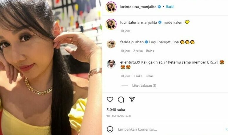 Tampilkan Mode Kalem, Lucinta Luna Dipuji Netizen Lugu dan Cantik 2 Lampiran Gambar
