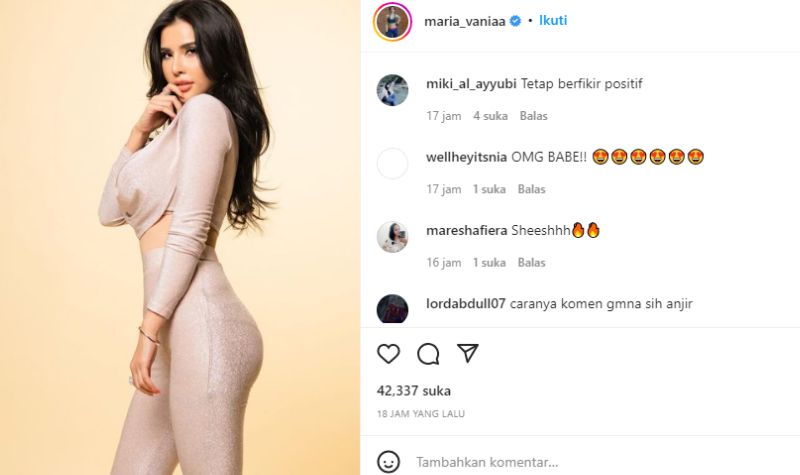 Maria Vania Dijuluki Artis Seksi Gemoy 2 Lampiran Gambar