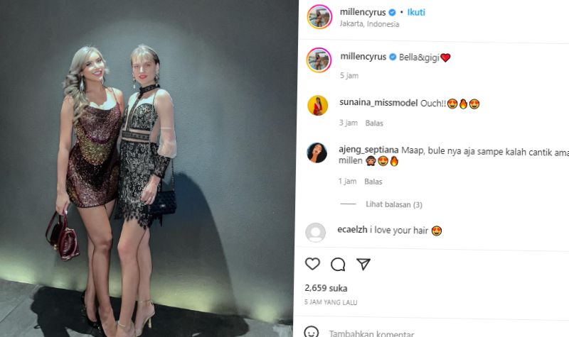 Pesona Kecantikan Millen Cyrus Mampu Kalahkan Cewek Bule, Ini Buktinya 2 Lampiran Gambar