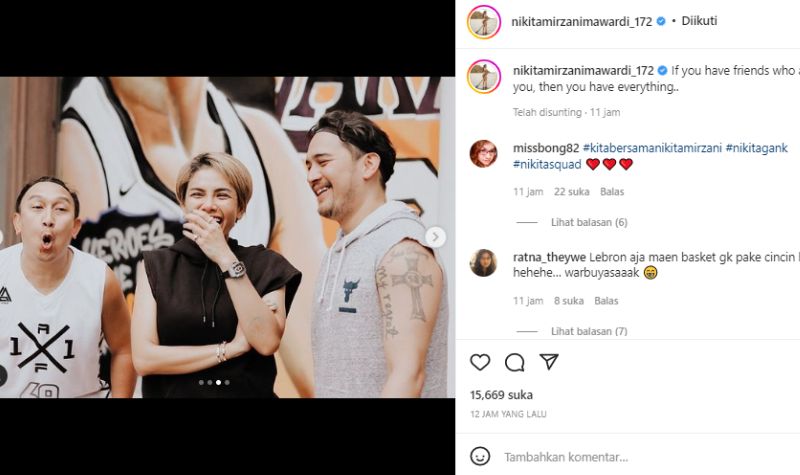 Punya Teman yang Aneh, Jadi Salah Satu Kebahagiaan Tersendiri Bagi Nikita Mirzani 2 Lampiran Gambar