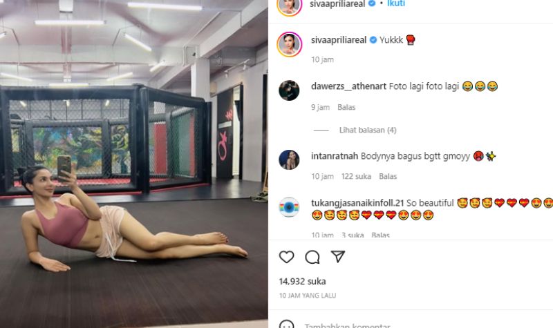 Siva Aprilia Ngajak Olahraga, Cowok-cowok Diajak Berkeringat Bareng 2 Lampiran Gambar