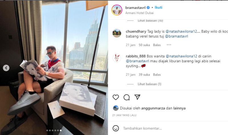 Manisnya Kode Verrel Bramasta Cari Pendamping 2 Lampiran Gambar