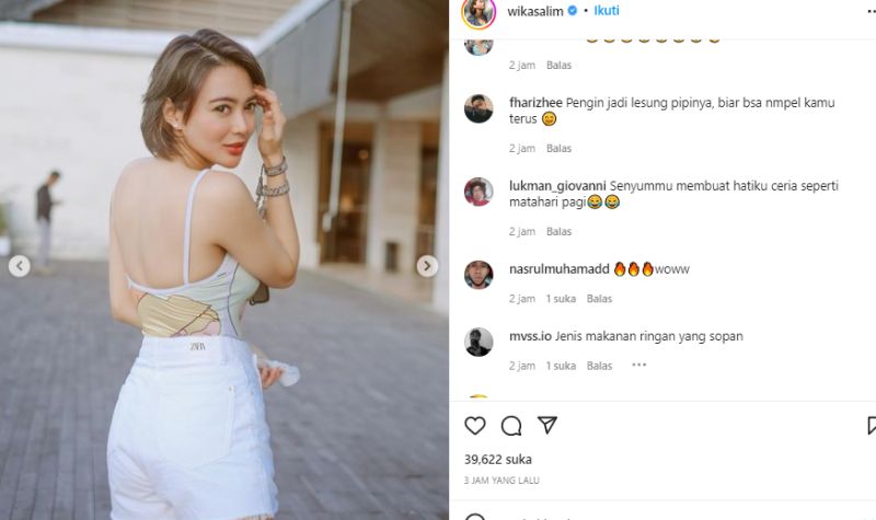 Merekahnya Senyum Wika Salim, Duh Bikin Hari-hari Tanpa Beban dan Masalah 2 Lampiran Gambar
