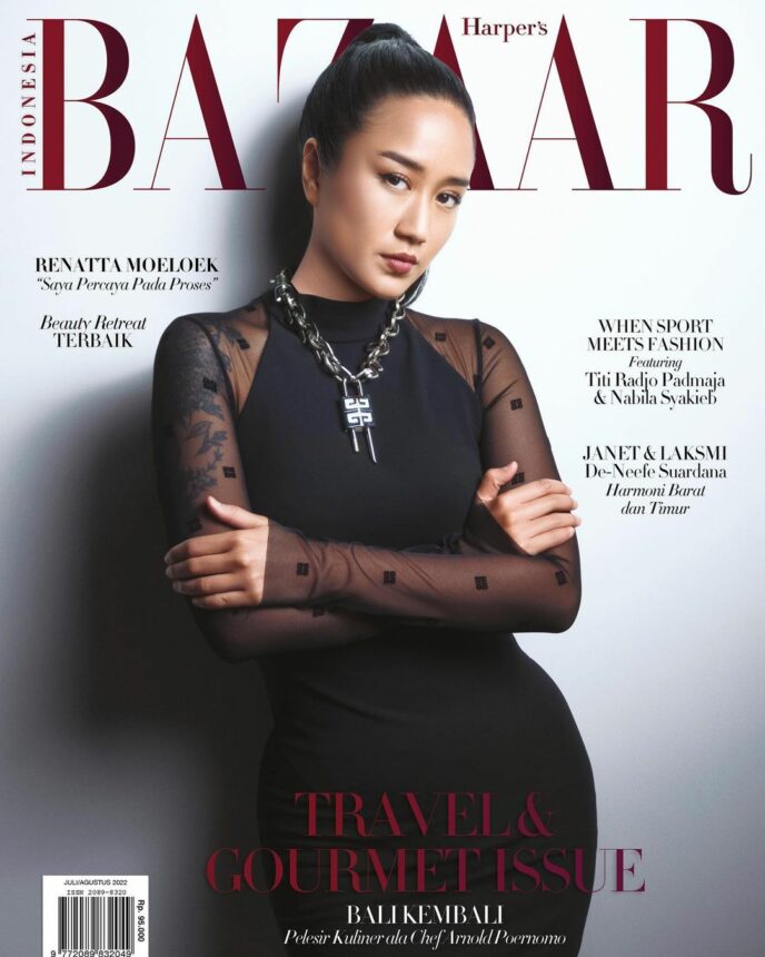 Mengintip proses di balik layar pemotretan majalah Bazaar Indonesia, Chef Renatta Moeloek ditanya ingin menjadi apa kalau tidak menjadi seorang chef.