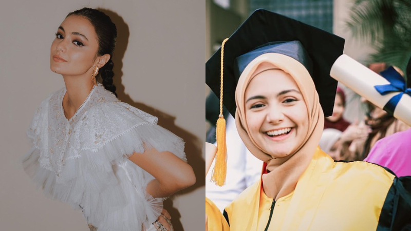 Tampil begitu berbeda dari biasanya, Amanda Rawles terlihat semakin cantik saat berhijab hingga banjir pujian dari netizen.
