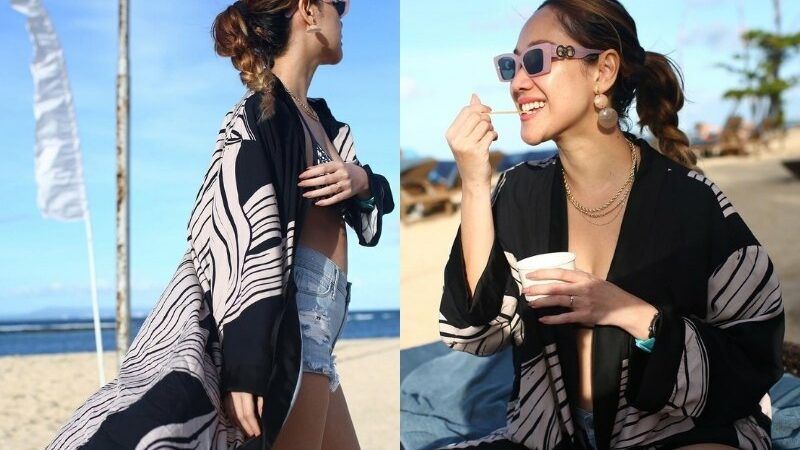 Pesona Bunga Citra Lestari saat menikmati pemandangan pantai dengan mengenakan pakaian seksi tuai sorotan warganet dan menuai berbagai komentar.