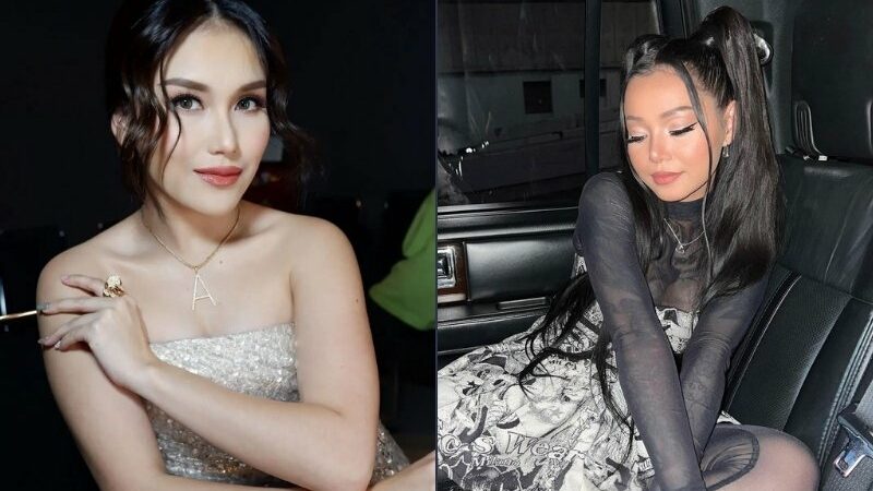 Ayu Ting Ting dipuji netizen kecantikannya sangat mirip dengan artis luar negeri, yakni Bella Porch saat promosikan jajanan.