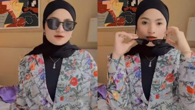 Seorang wanita viral di Tiktok wajahnya disebut mirip dengan artis Nathalie Holscher, Selasa (12/7/2022).
