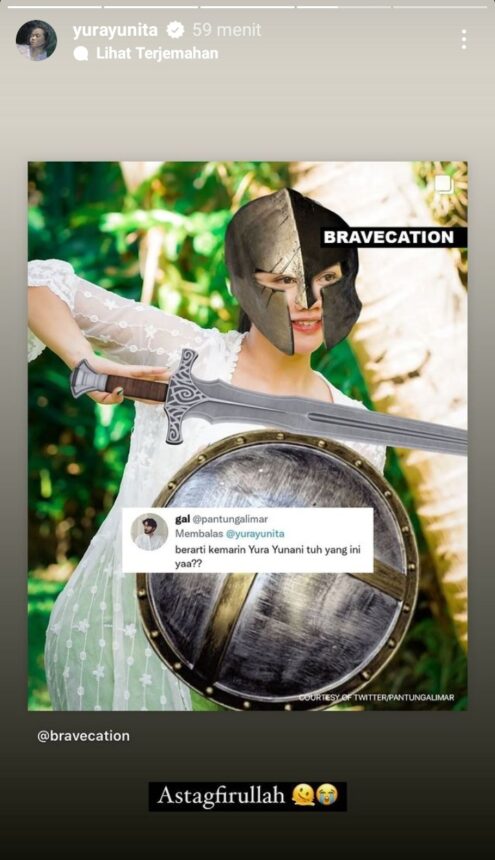 Tidak Hanya “Yunani”, Ini Plesetan Lain Nama Belakang Yura Yunita dari Warganet 4 Lampiran Gambar