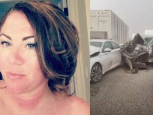 Seorang ibu dari tiga orang anak ini tewas setelah kendaraannya ditabrak truk yang salah arah di jalan raya Connecticut, Amerika Serikat.