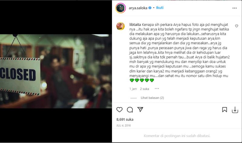 Arya Saloka Hapus Foto Bareng Istri, Netizen Berpesan Jangan Mencampuri 4 Lampiran Gambar
